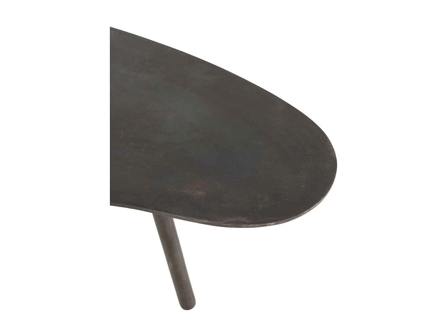 Table Basse Design "Goutte" 90cm Noir