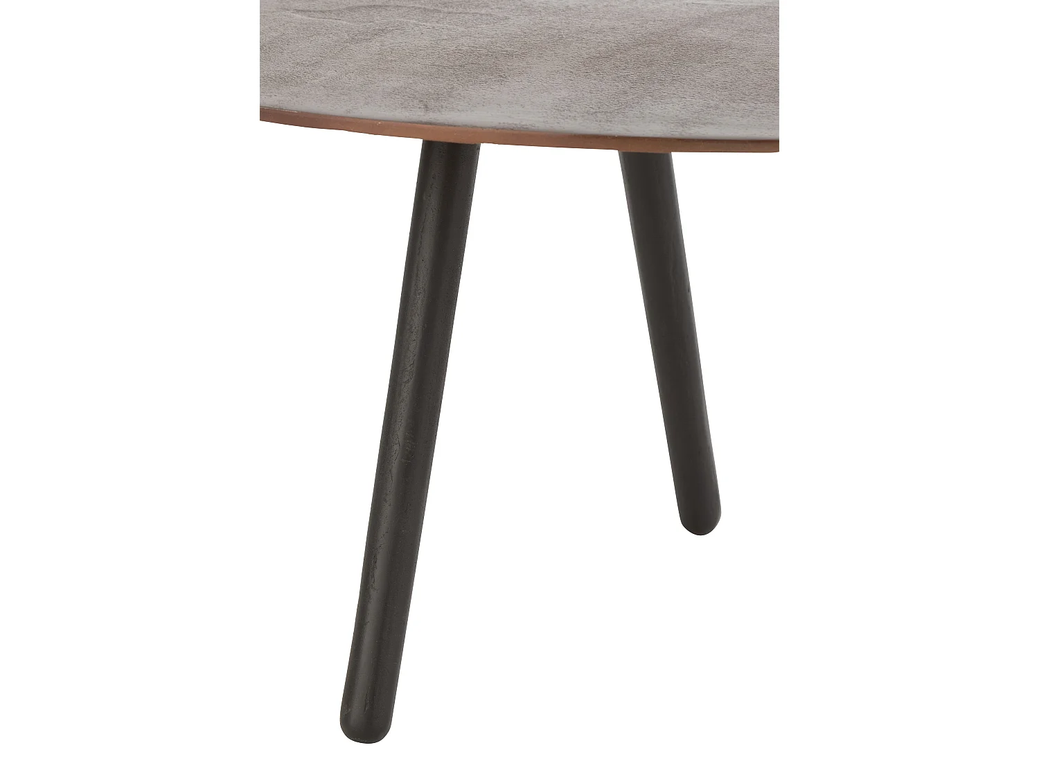 Mesita abatible Vionia de aluminio marrón L 90 cm