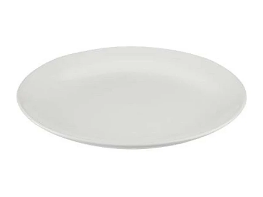 Lot de 6 Assiettes Plates "Colorama" 26cm Blanc