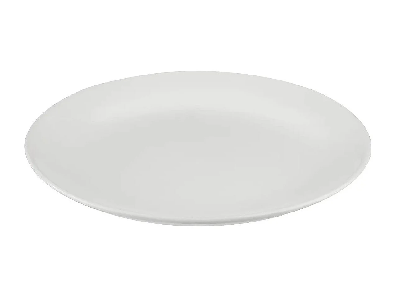 Lot de 6 Assiettes Plates "Colorama" 26cm Blanc