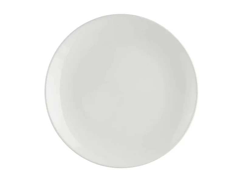Lot de 6 Assiettes Plates "Colorama" 26cm Blanc