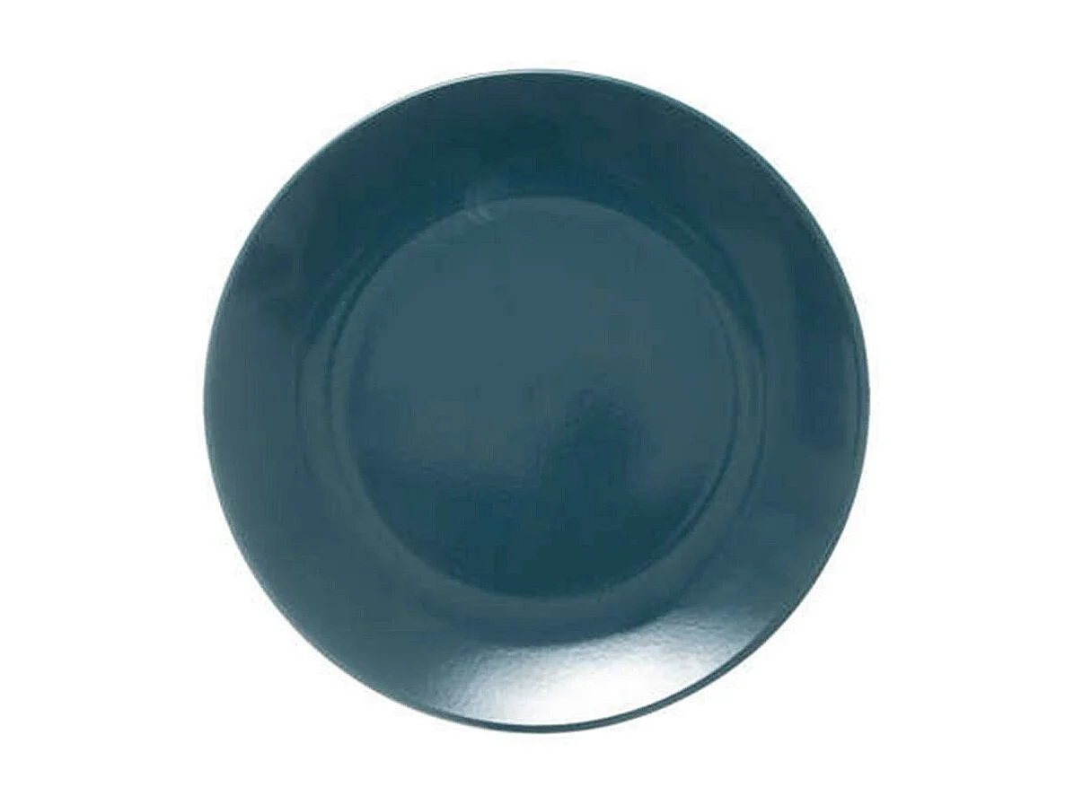 Lot de 6 Assiettes Plates "Colorama" 27cm Bleu