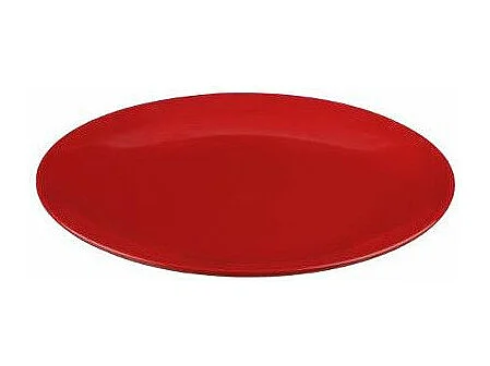 Lot de 6 Assiettes Plates "Colorama" 26cm Rouge