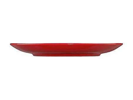 Lot de 6 Assiettes Plates "Colorama" 26cm Rouge