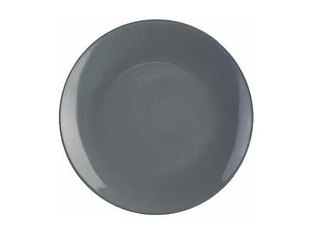 Lot de 6 Assiettes Plates "Colorama" 26cm Gris