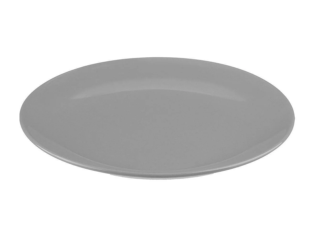 Lot de 6 Assiettes Plates "Colorama" 26cm Gris