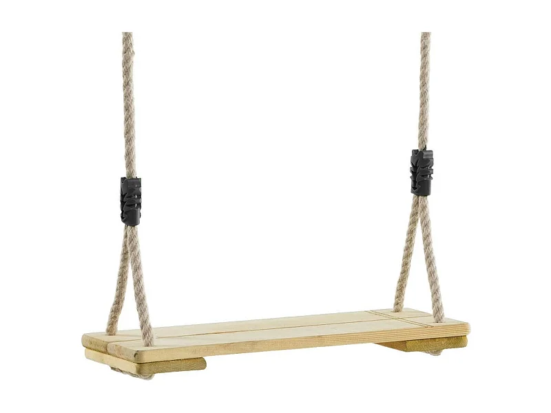 Balançoire bois avec cordes chanvre