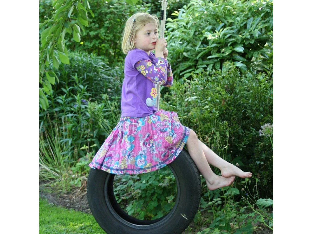 Corde pour balançoire pneu vertical