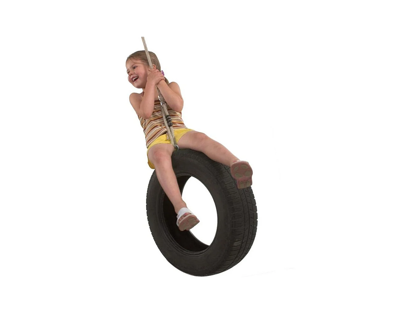 Corde pour balançoire pneu vertical