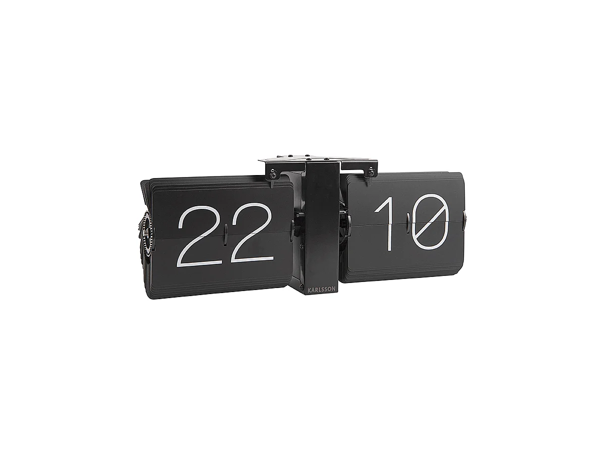 Zegar Flip bez etui - czarny