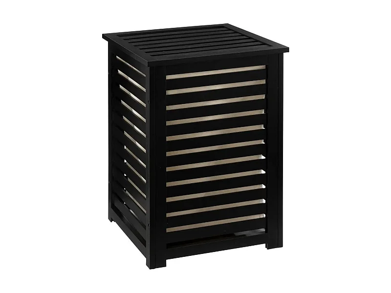 Panier à Linge Ajouré "Sicela" 58cm Noir