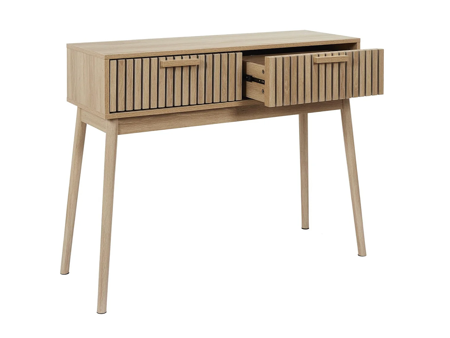Console - HOME DECO FACTORY - Klaus - Authentique - Industrielle - Marron