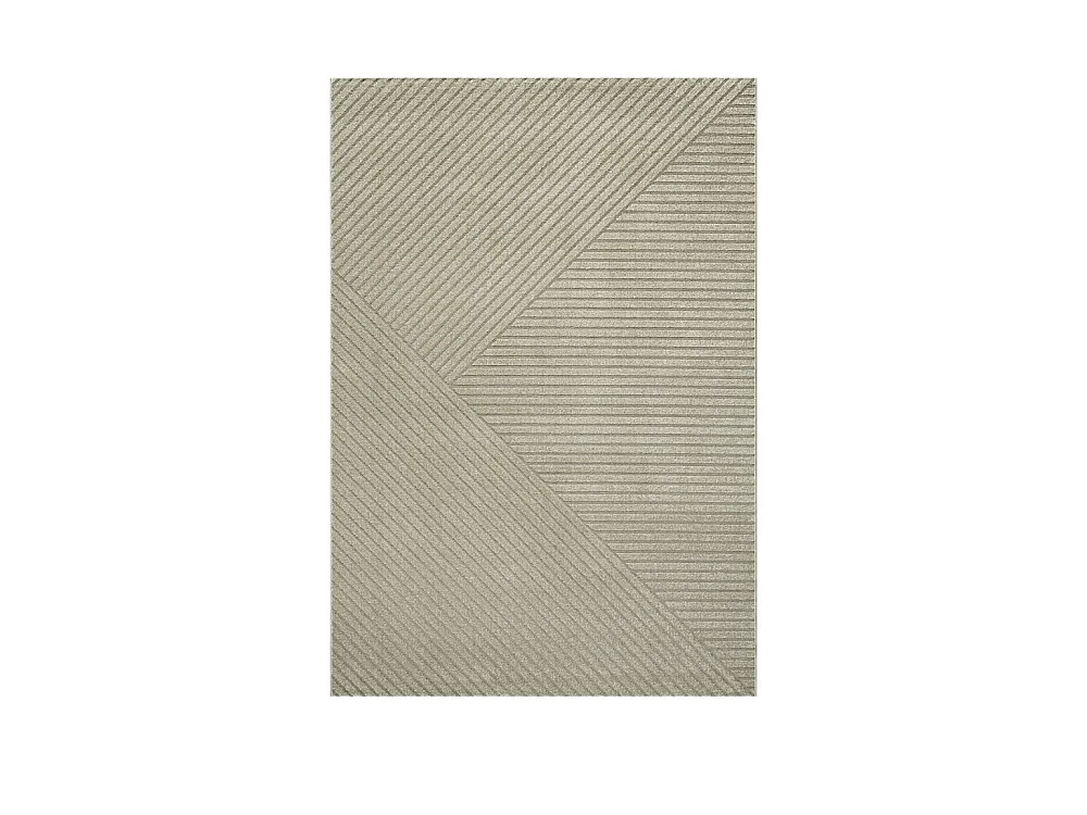Dixie III - Tapis contemporain à motif géométrique -  Beige - 200x290cm