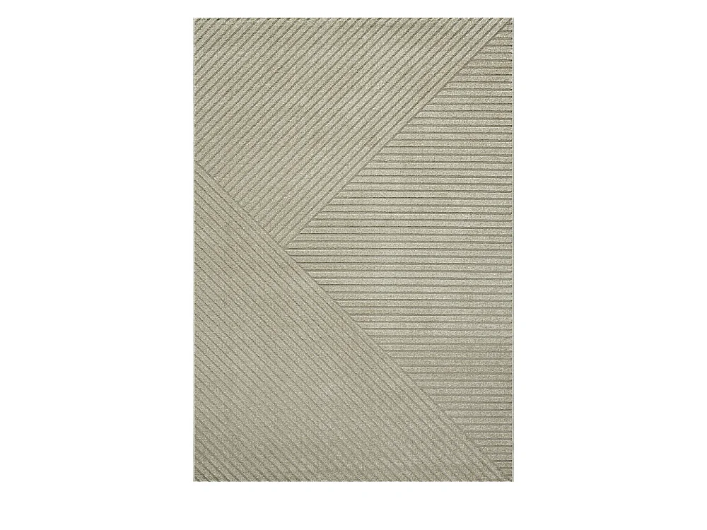 Dixie III - Tapis contemporain à motif géométrique -  Beige - 200x290cm