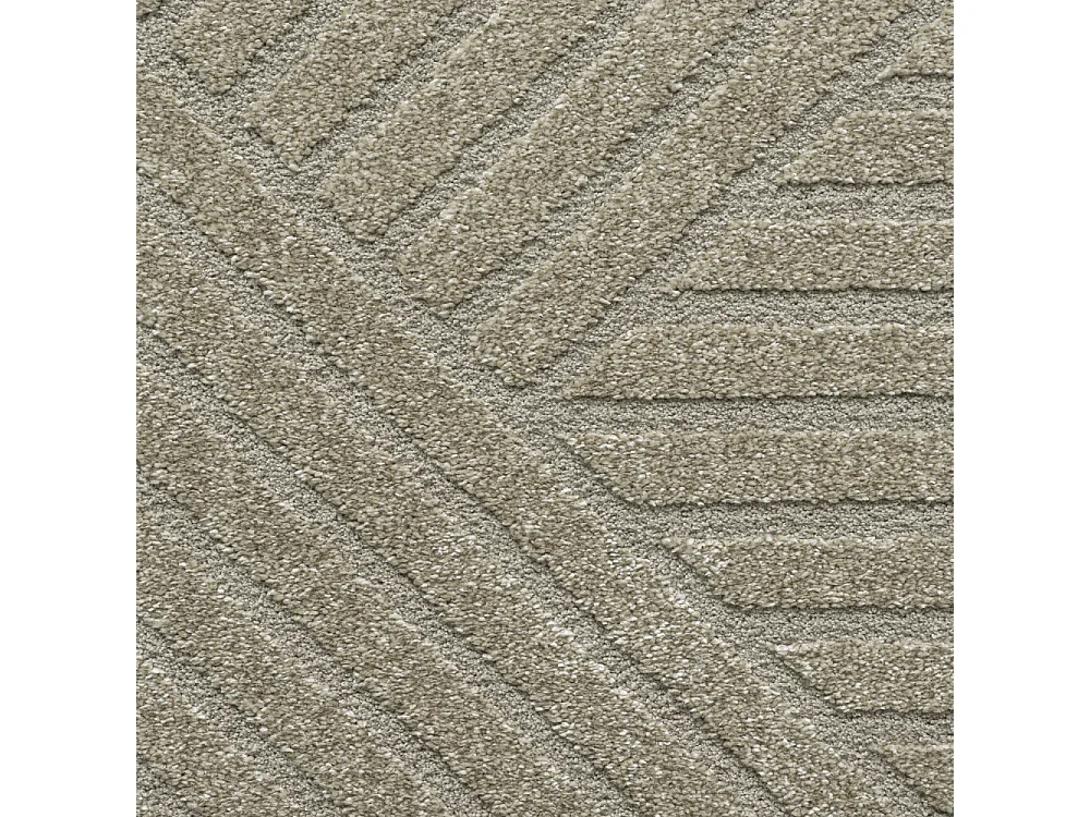 Dixie III - Tapis contemporain à motif géométrique -  Beige - 200x290cm