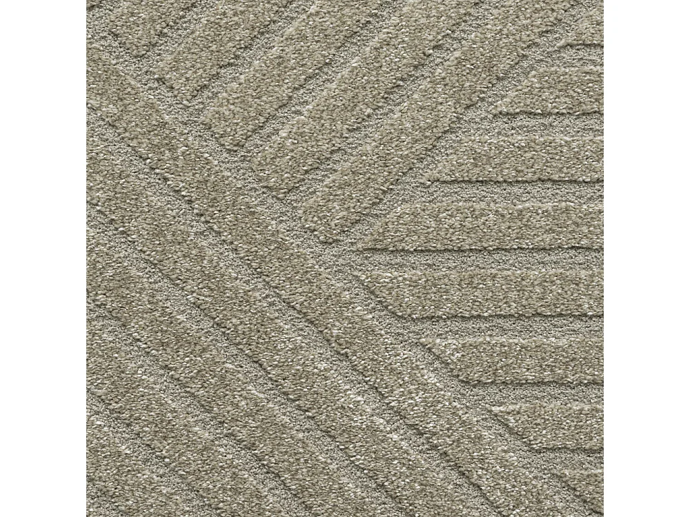 Dixie III - Tapis contemporain à motif géométrique -  Beige - 160x230cm