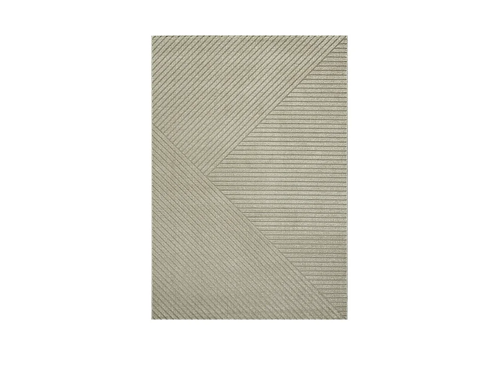 Dixie III - Tapis contemporain à motif géométrique -  Beige - 160x230cm