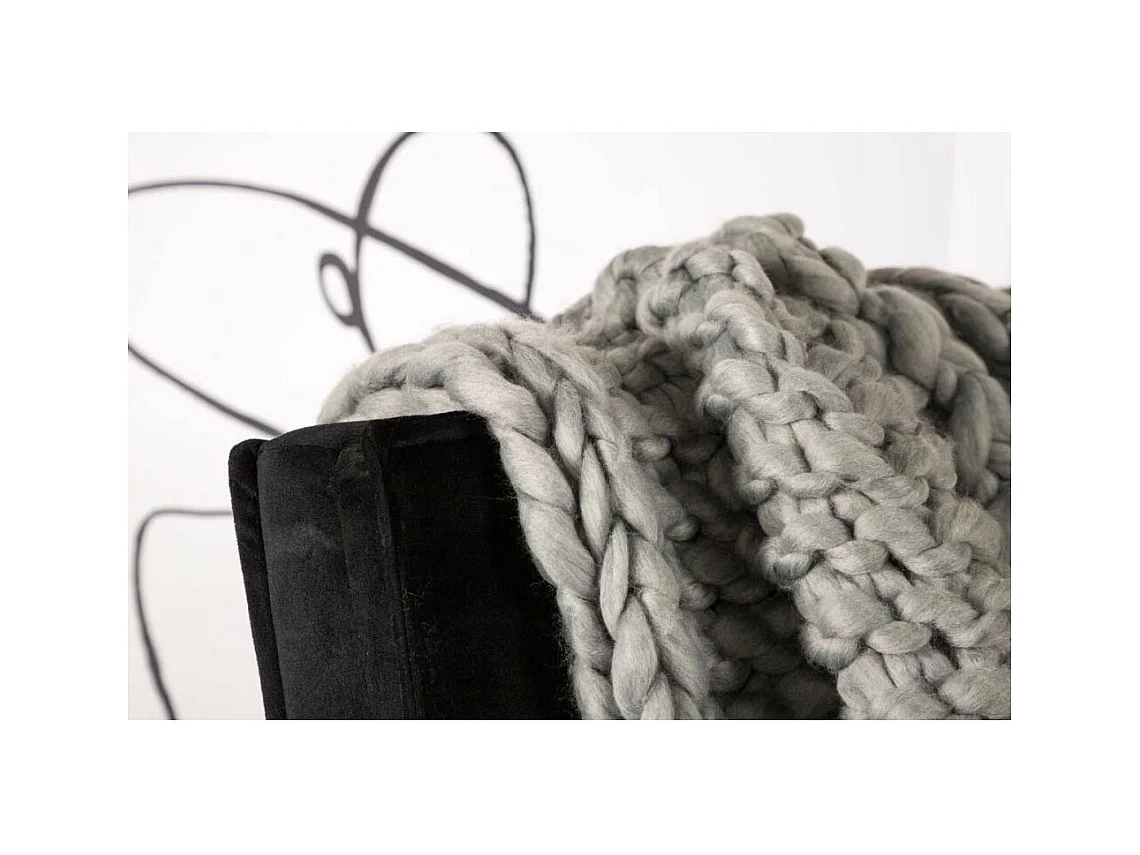 Kate copridivano in poliestere a maglia grande 170 x 130 cm