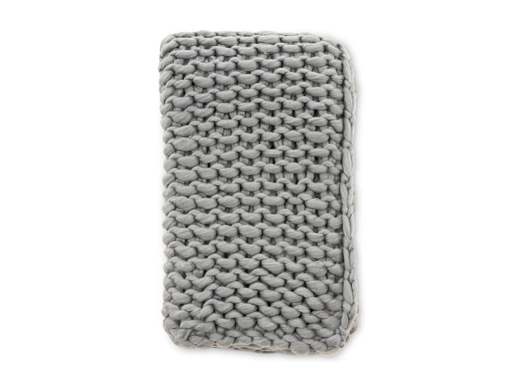 Kate plaid 170x130cm grijs.