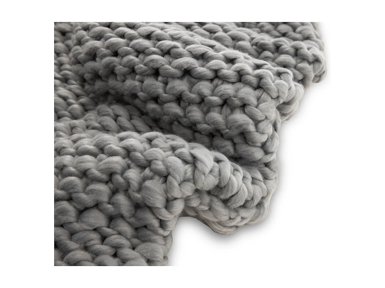 Kate plaid 170x130cm grijs.