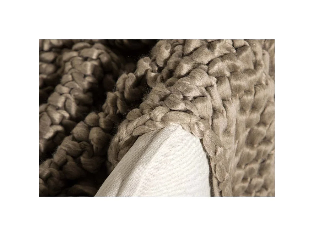 Grobmaschige Sofaüberwürfe aus Polyester Kate 170 x 130 cm