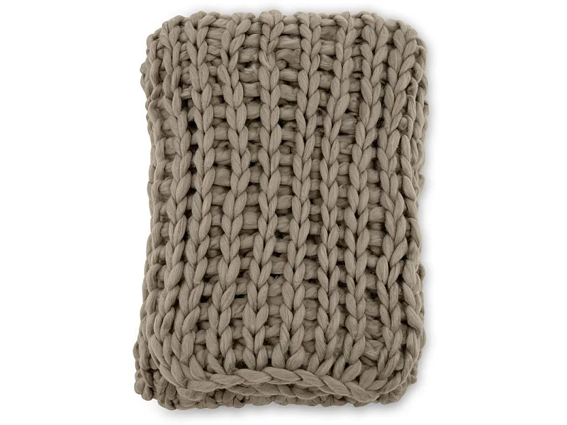 Grobmaschige Sofaüberwürfe aus Polyester Kate 170 x 130 cm