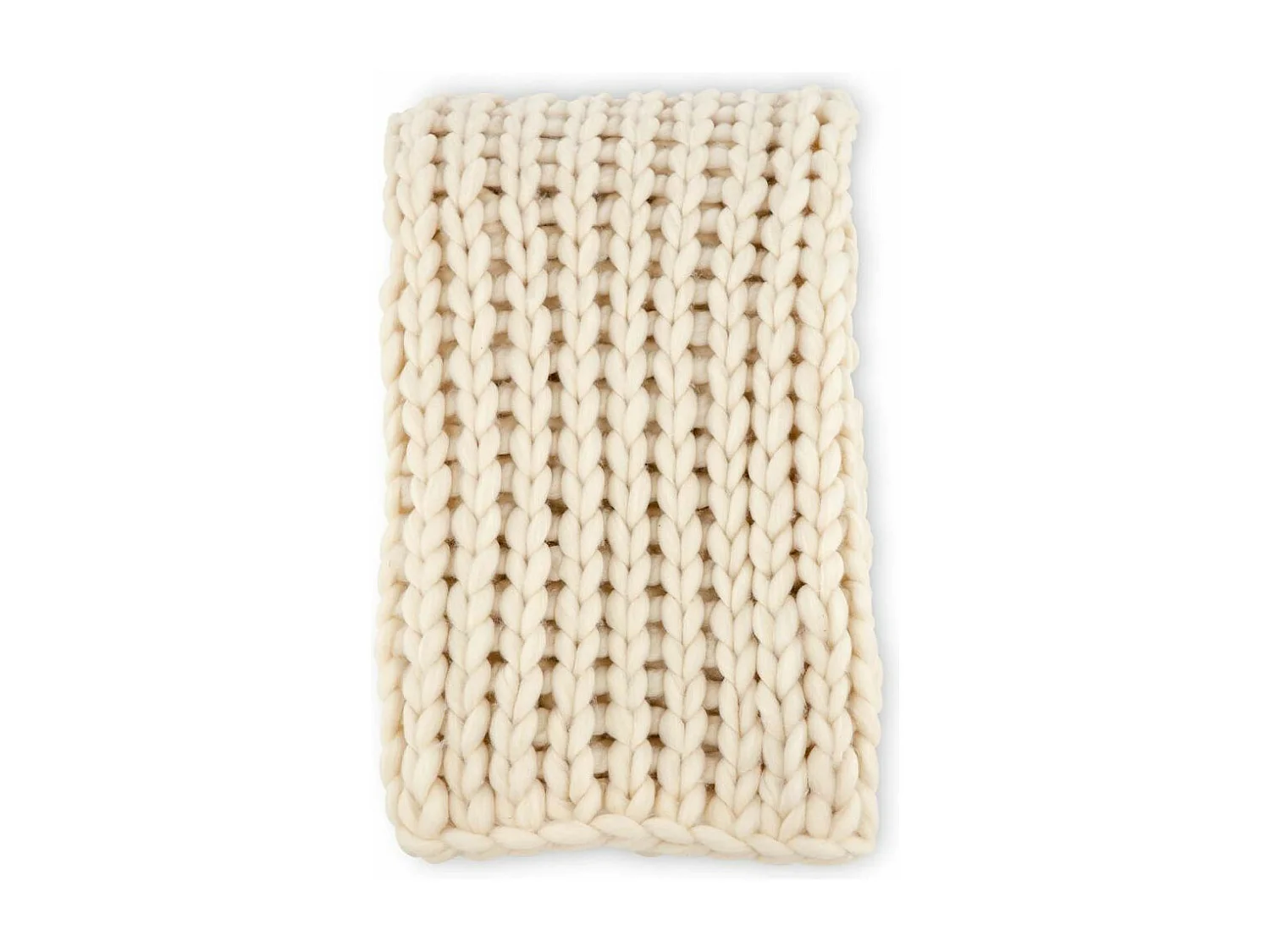 Kate plaid 170x130cm offwhite.