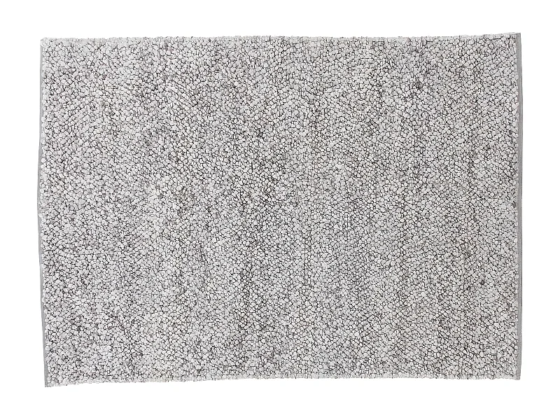Tapis Déco en Laine "Jajru" 200x300cm Gris Clair