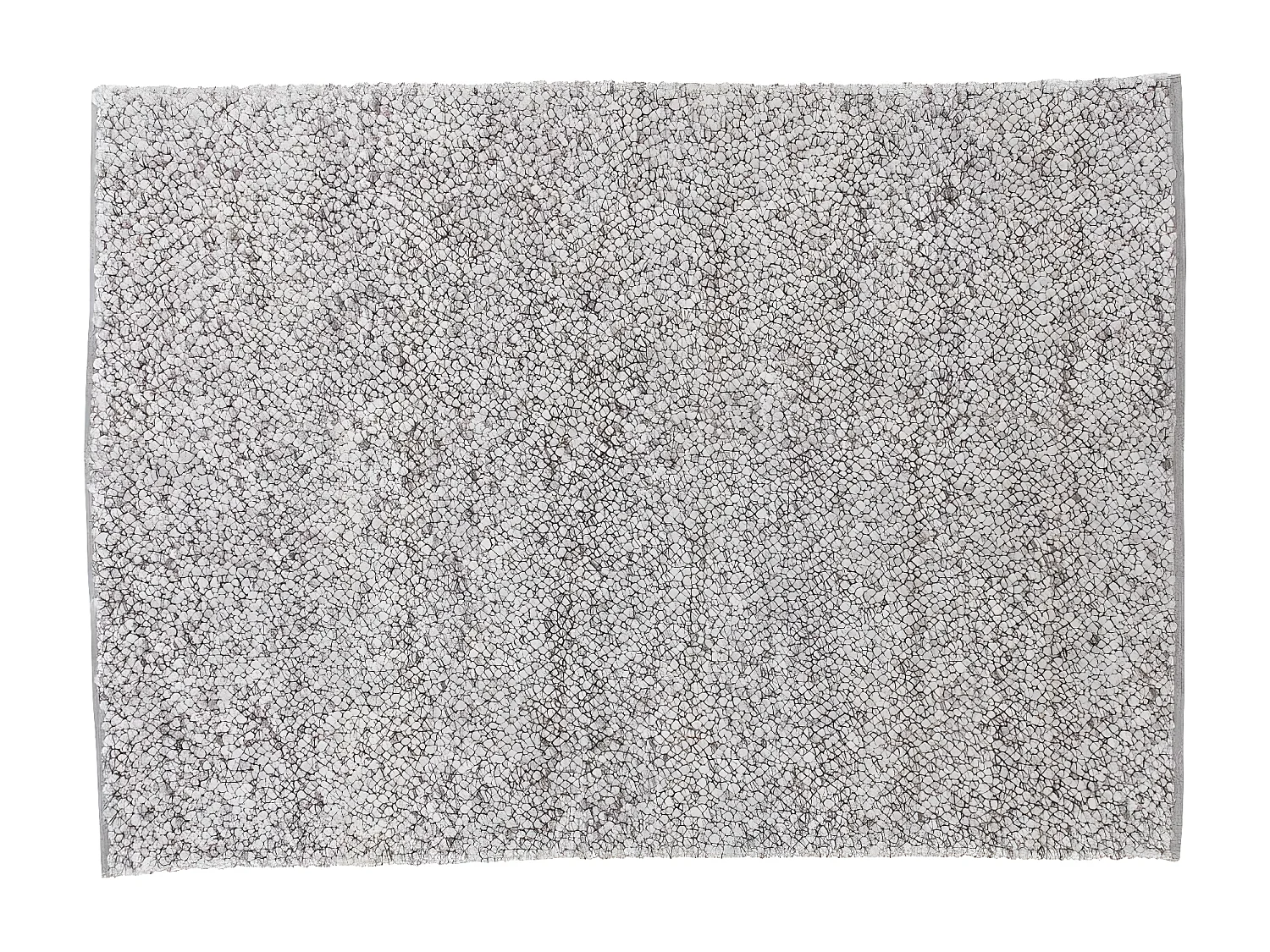 Tapis Déco en Laine "Jajru" 200x300cm Gris Clair