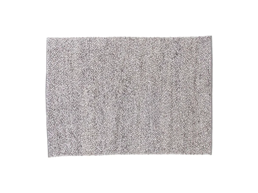 Hellgrauer Viskose- und Wollteppich Jajru 350 x 250 cm