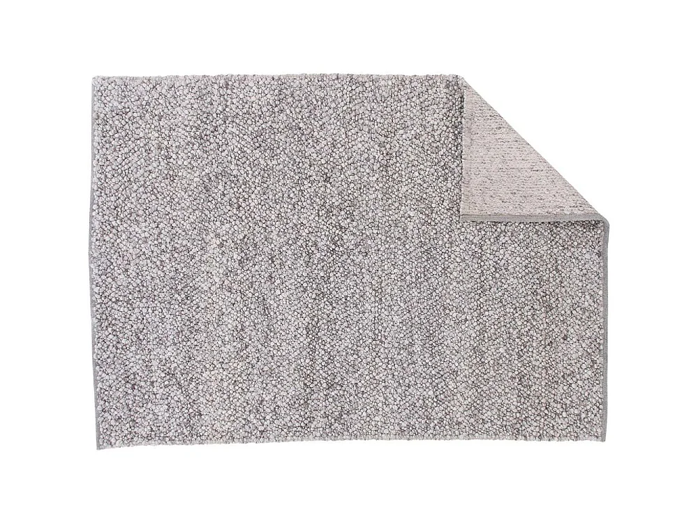 Jajru vloerkleed 350x250 cm wol lichtgrijs.