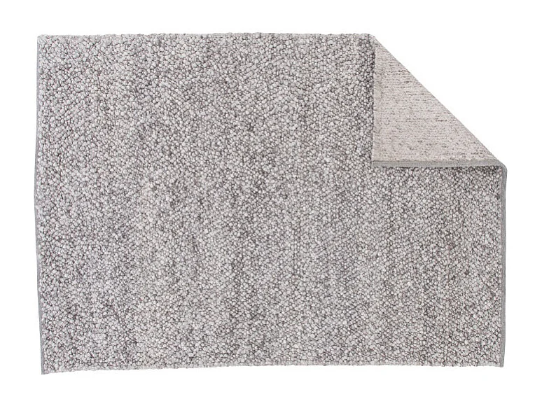 Tapis Déco en Laine "Jajru" 250x350cm Gris Clair