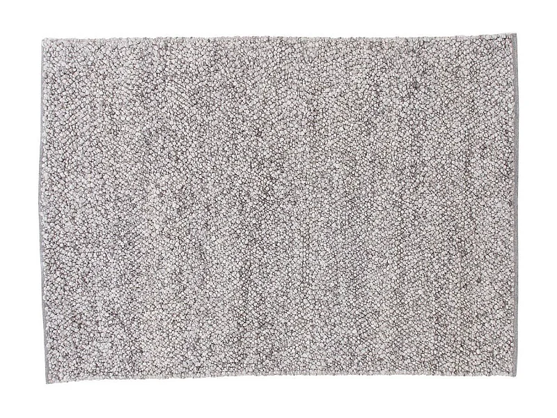 Tapis Déco en Laine "Jajru" 250x350cm Gris Clair