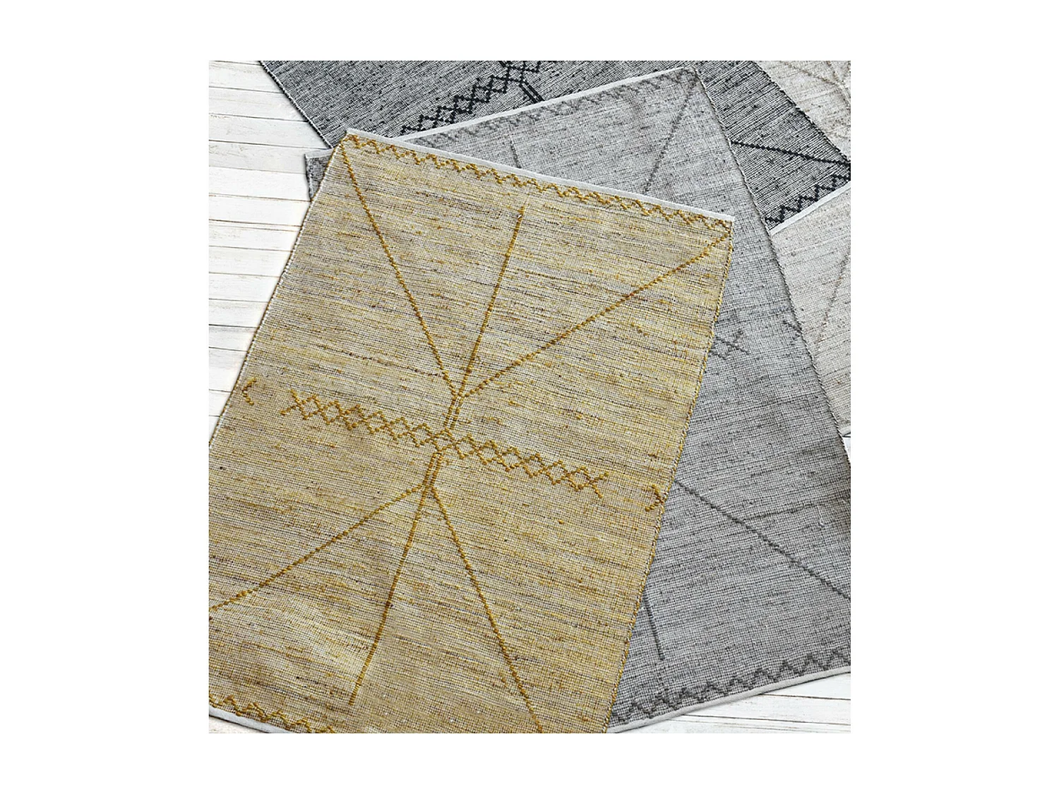 Jiazi Tapijt Goud 190 x 290 cm