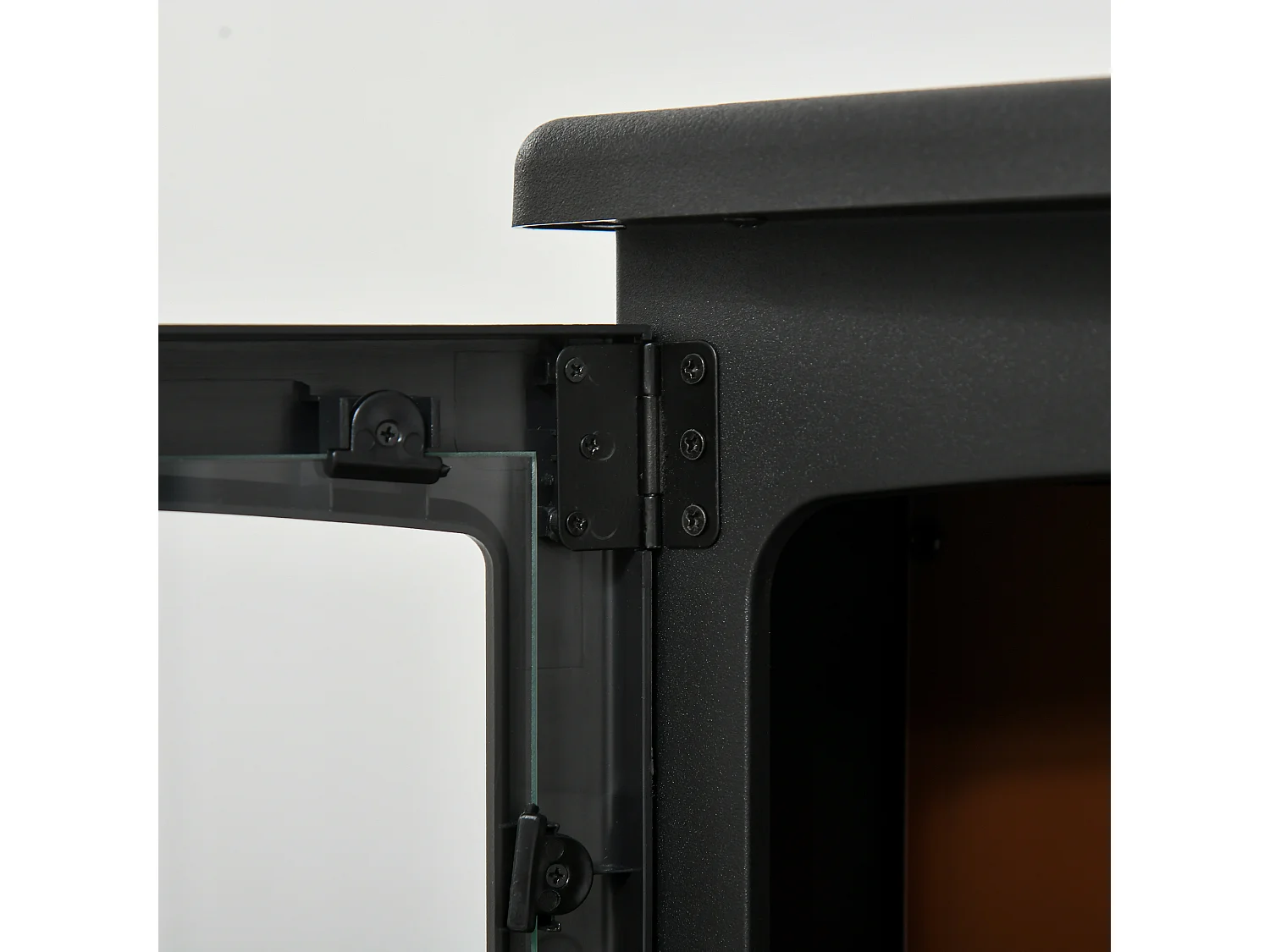 Chimenea eléctrica negro 39x26x54.8 cm HOMCOM