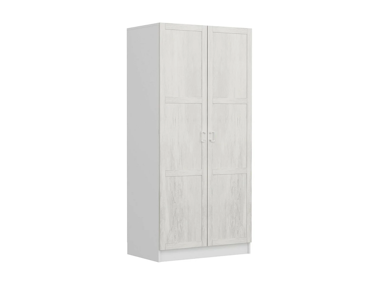 Armoire 2 Portes Blanc Dégringolé 190 x 52 x 90
