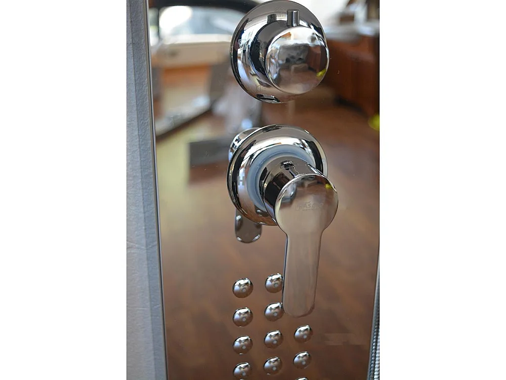 Hydromassagesäule Fra9010, verchromt aus Edelstahl 18/10