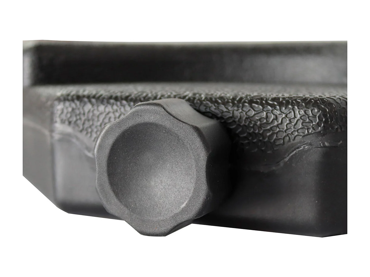 Conjunto 4 Bases de Parasol Chillvert 50x50x6 cm Fabricado en Resina de Alta Calidad y Resistencia Color Negro