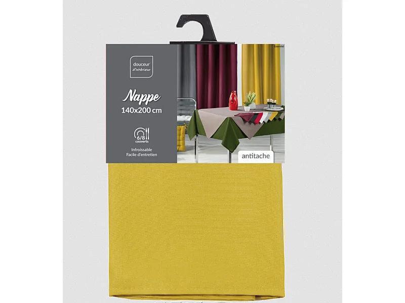 Nappe Antitache "Essentiel" 140x200cm Miel