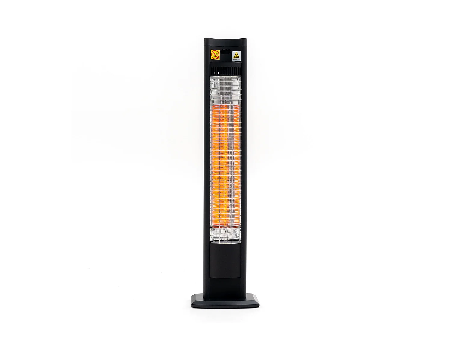 Chauffage Électrique Portable Infrarouge Fibre Carbone 2000W Int. et Ext. Kekai 17,2x7,4x102 cm Télécommande incluse