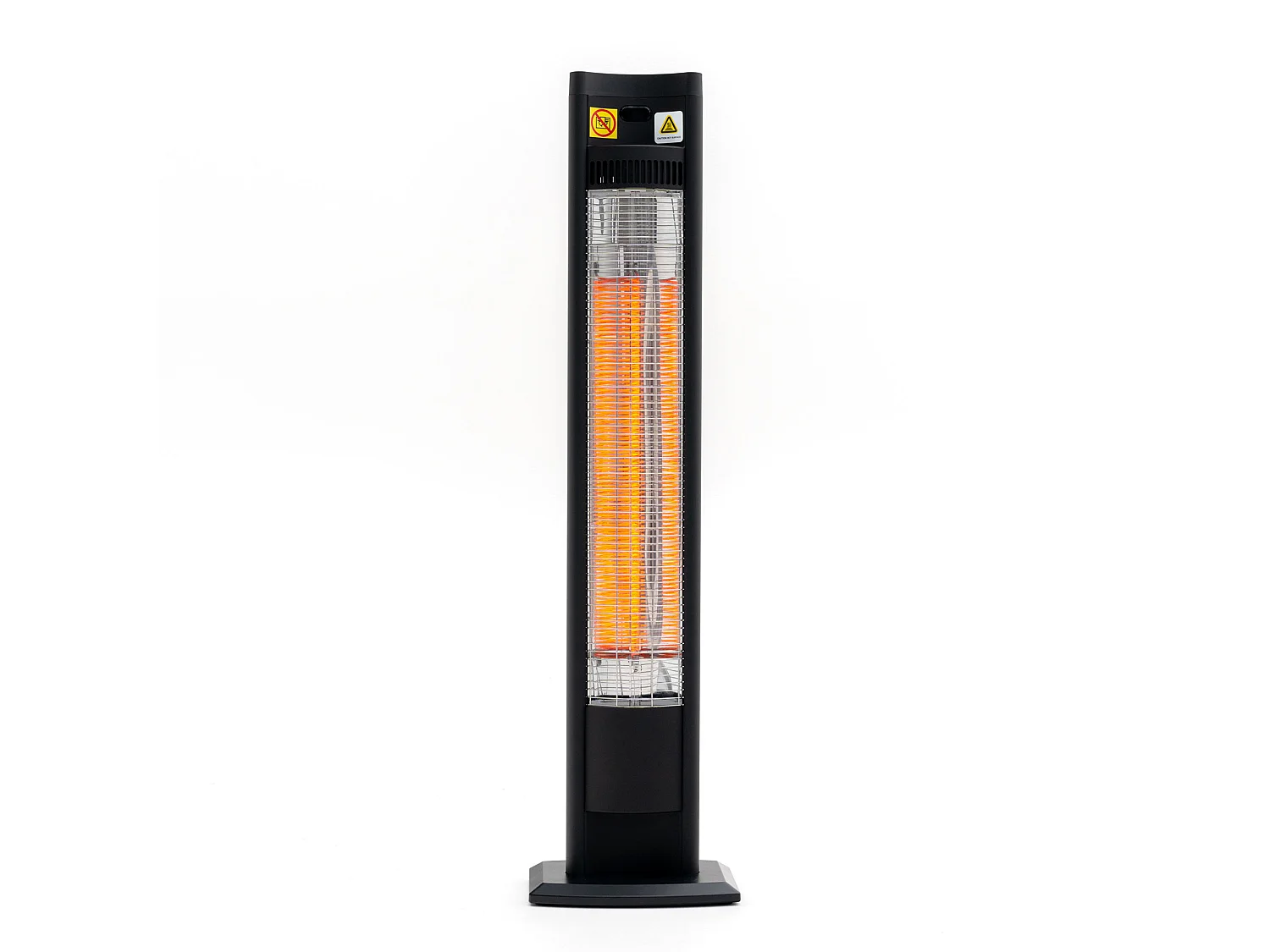 Chauffage Électrique Portable Infrarouge Fibre Carbone 2000W Int. et Ext. Kekai 17,2x7,4x102 cm Télécommande incluse