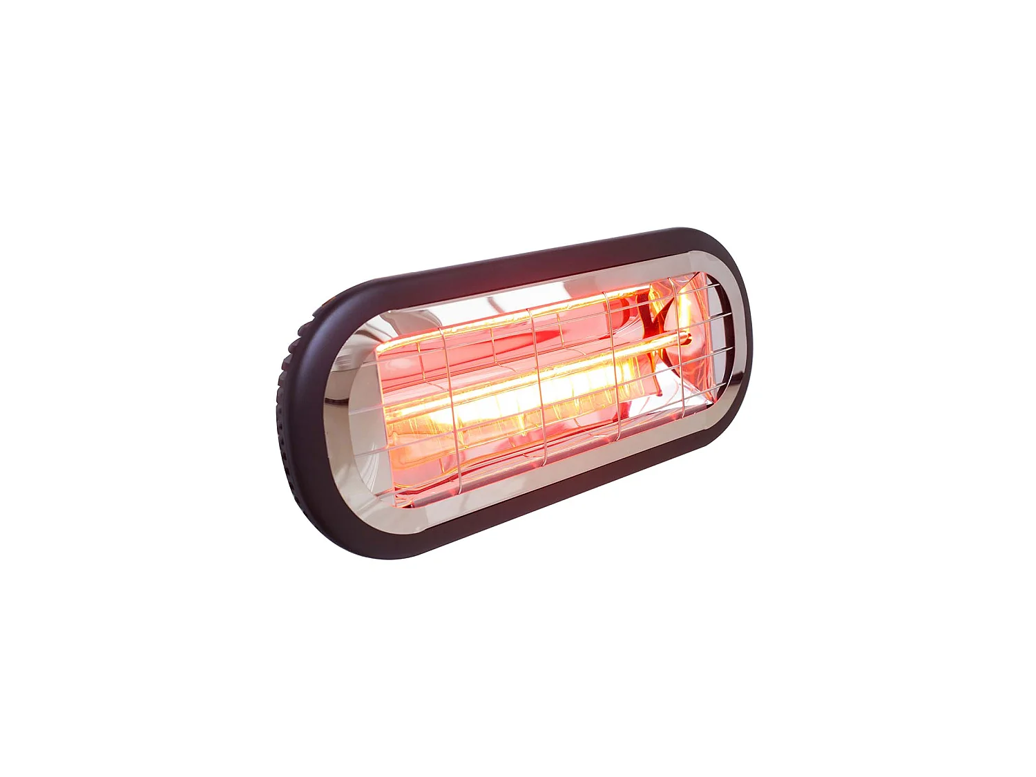 Calefactor Eléctrico Infrarrojos Fibra de Carbono 2000W para Interior y Exterior Kekai Top Design 46x19x7,5 cm de Techo y Pared