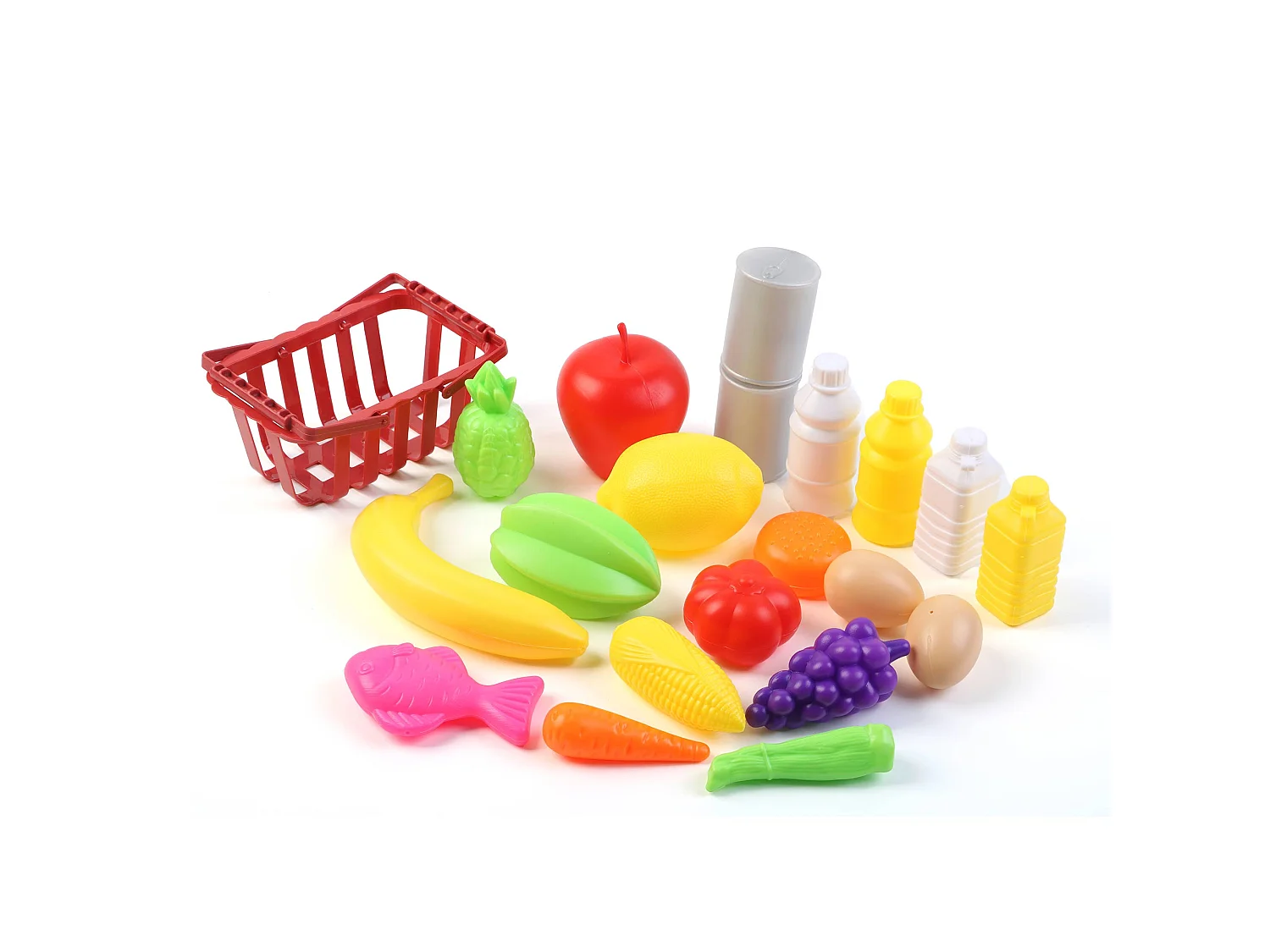 Supermarché Jouet Robincool Market 51x27x78 cm avec Balance Scanner avec Son et Lumière Accessoires Inclus