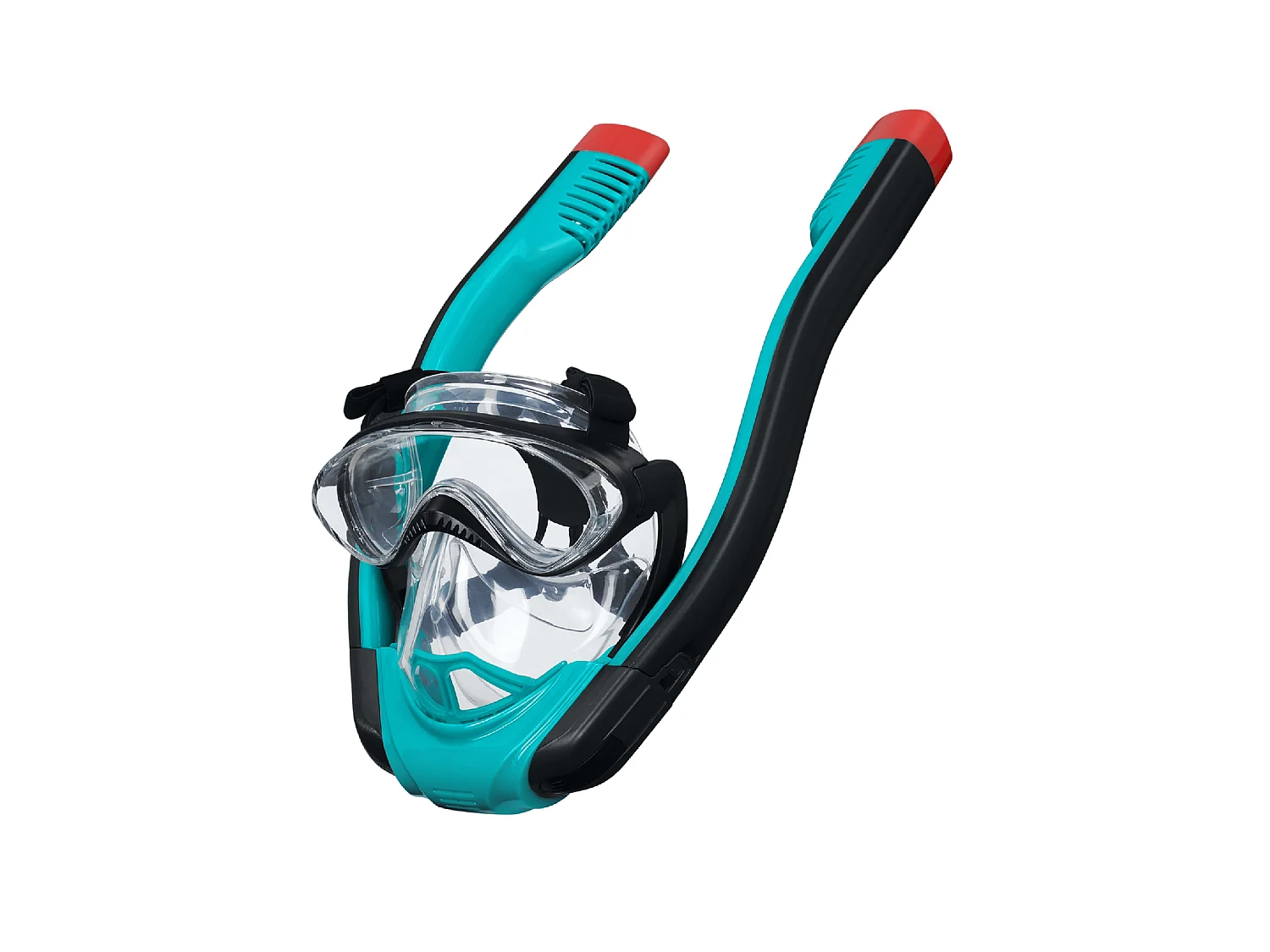 Maschera Completa da Immersione con Snorkel per Adulti Bestway Flowtech Taglia S/M con Visione Completa di 180°