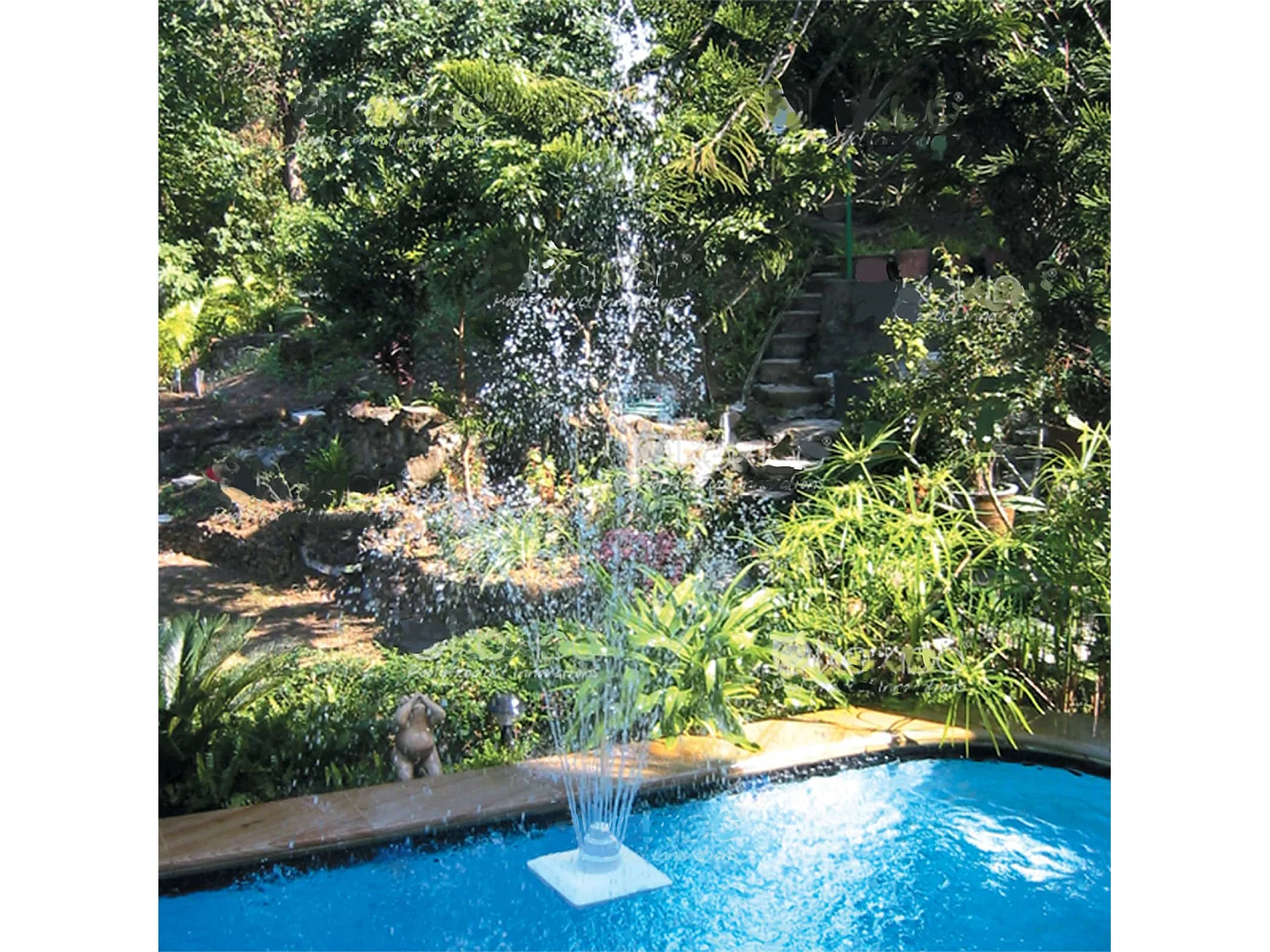 Fuente Flotante para Piscinas de Obra o Desmontables Kokido Nepta Grecian