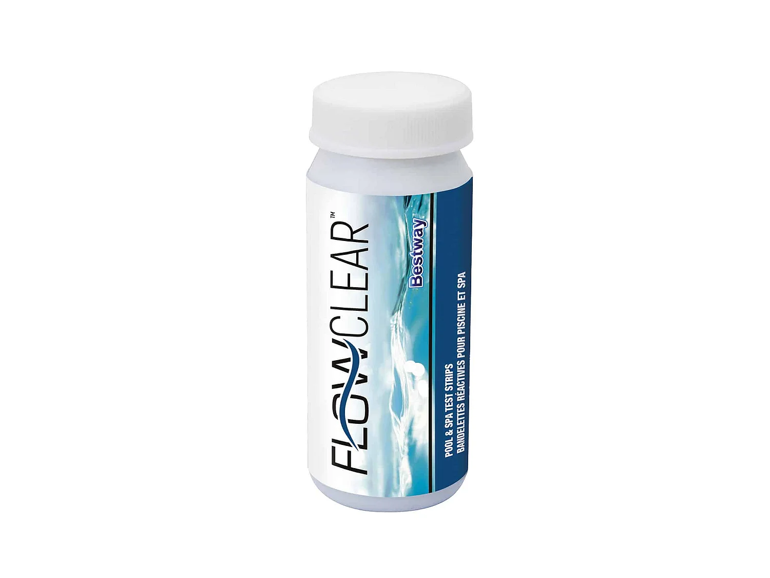 Bandelettes Bestway 50 pour Piscines et Spas - pH, Chlore et Chaux 3 en 1