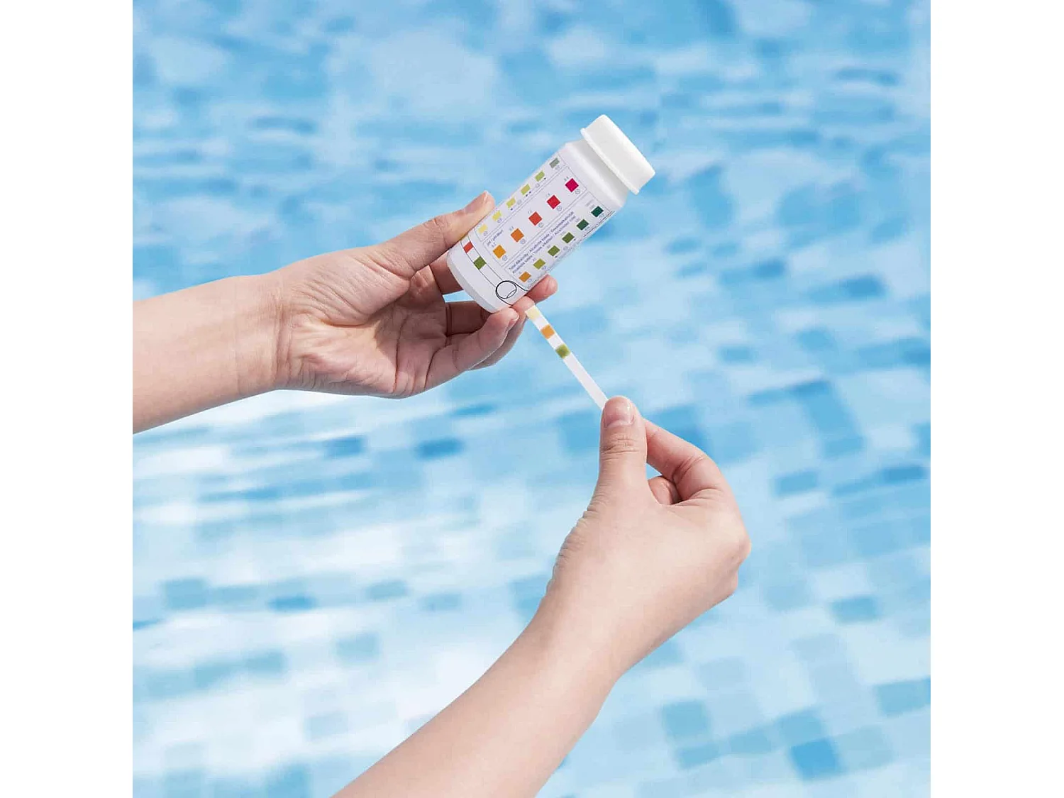 Bandelettes Bestway 50 pour Piscines et Spas - pH, Chlore et Chaux 3 en 1