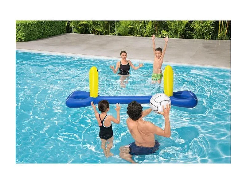 Filet flottant de volley-ball - BESTWAY - 52133 - Bleu - PVC - 244 x 64 x 76 cm