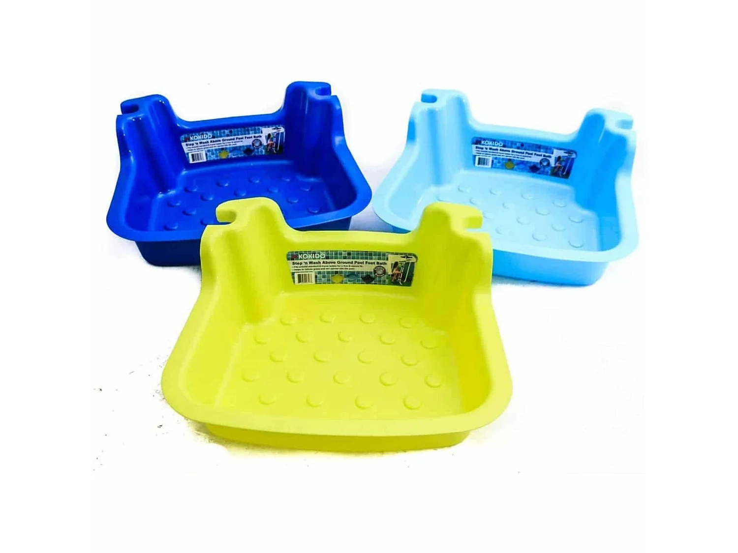 Lavapiedi per Piscine Fuori Terra Kokido con Base Antiscivolo e Ganci