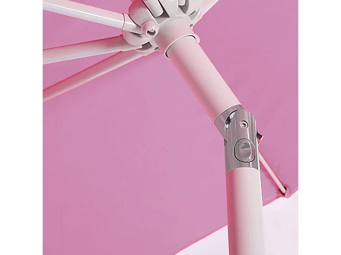 Parasol de jardin Ø aluminium 270 x 270 x 224 cm 04_0003877